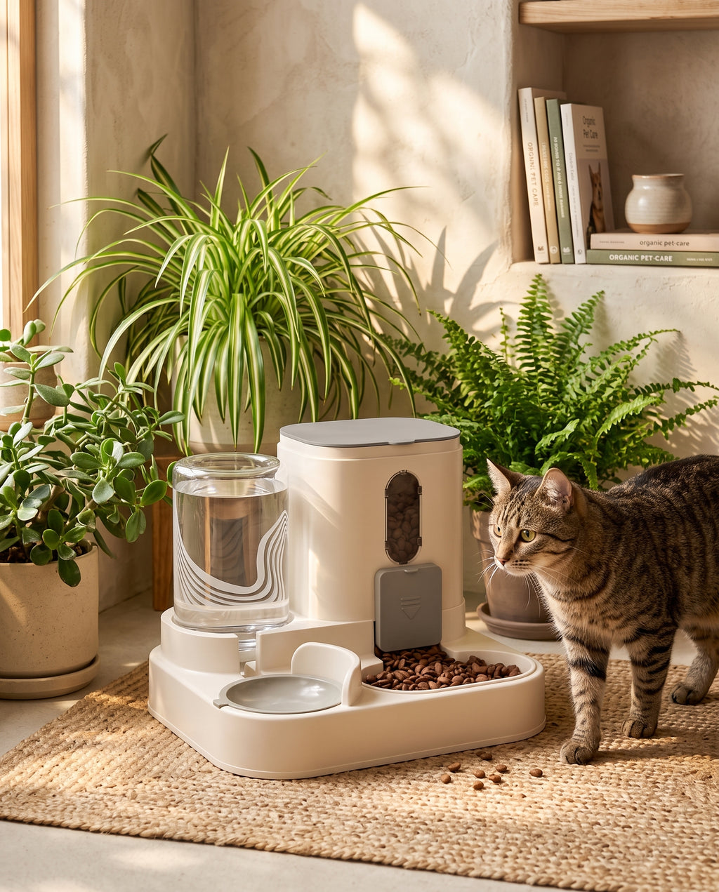 Distributeur nourriture et eau chats — image 4