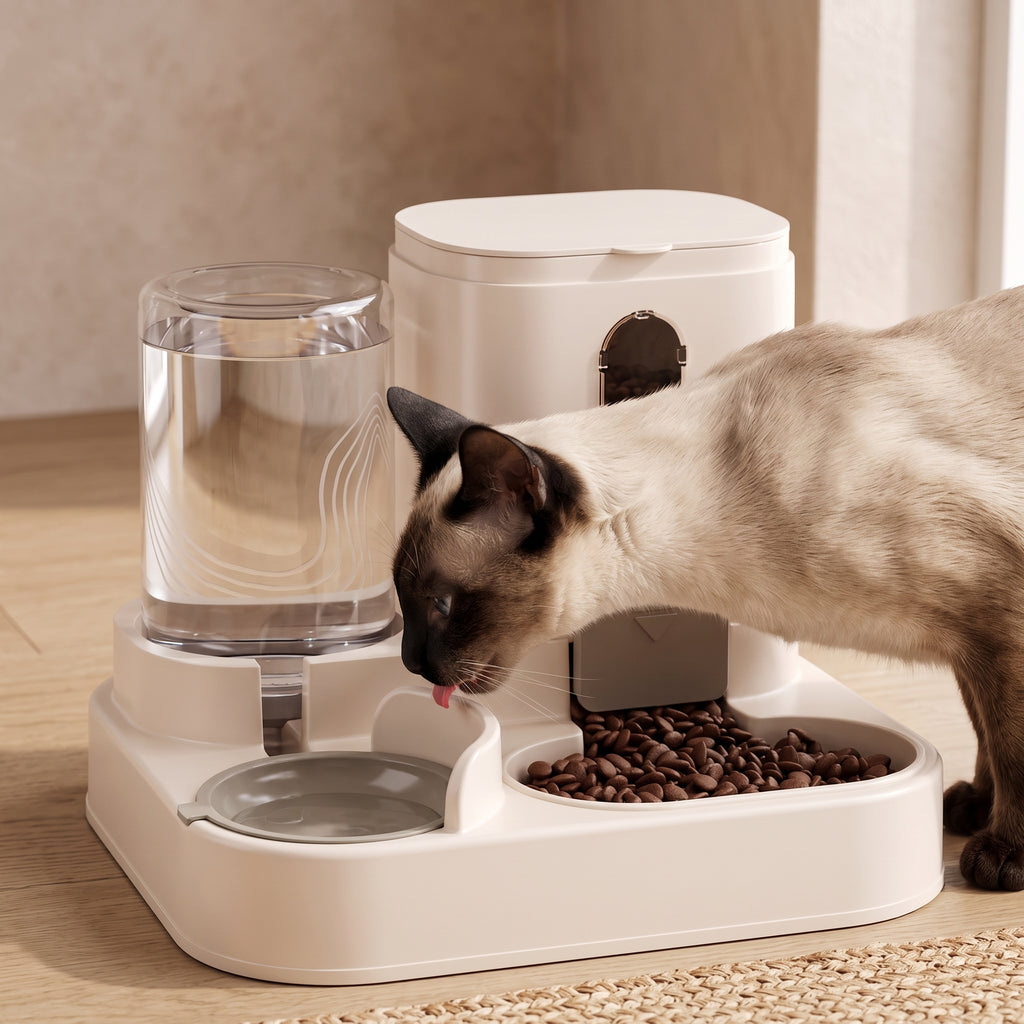 Distributeur nourriture et eau chats — image 7