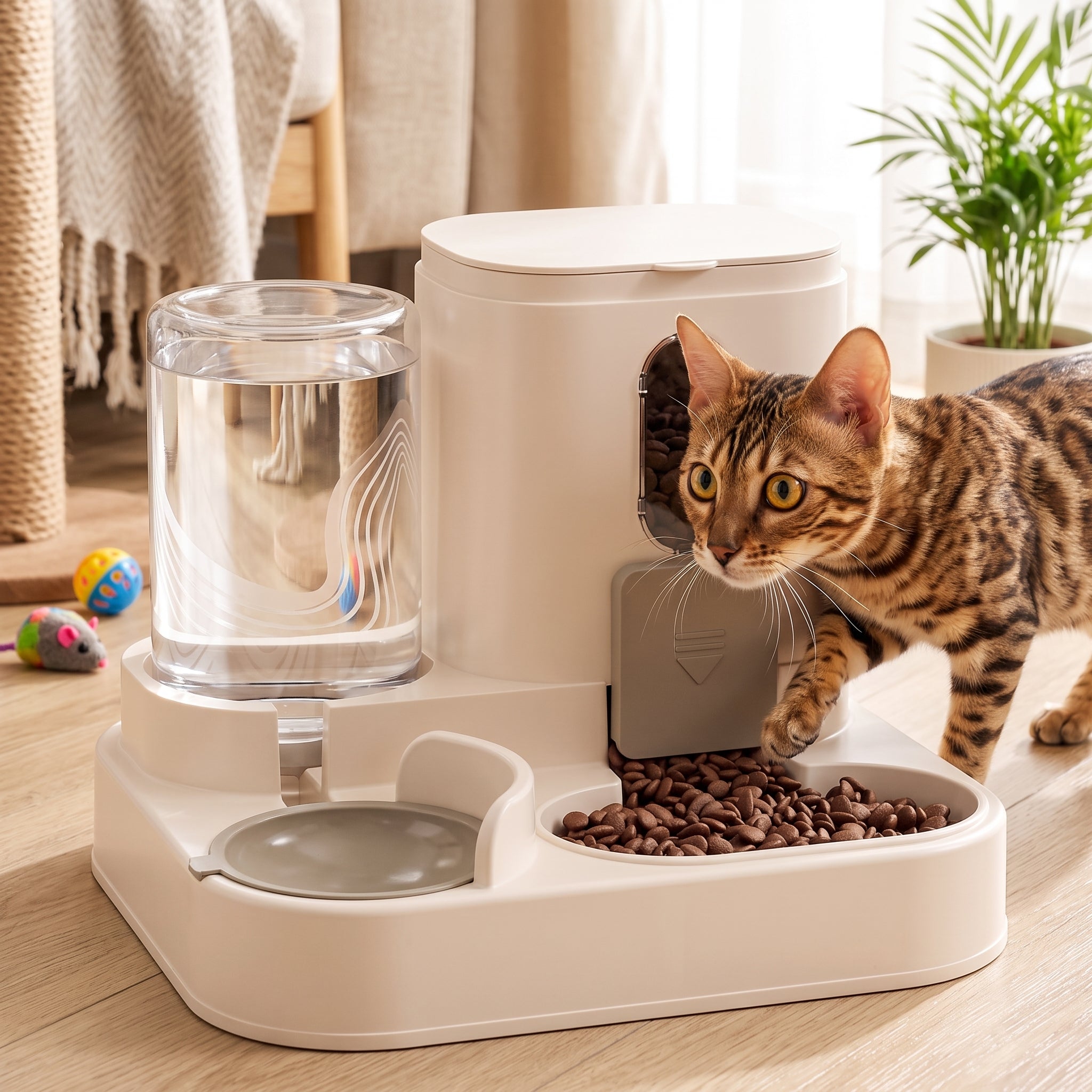 Distributeur nourriture et eau chats — image 8