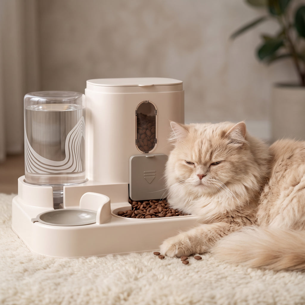 Distributeur nourriture et eau chats — image 9